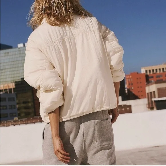 Free People Movement, Off the Bleachers Coaches Jacket, size XS - Picture 4 of 13